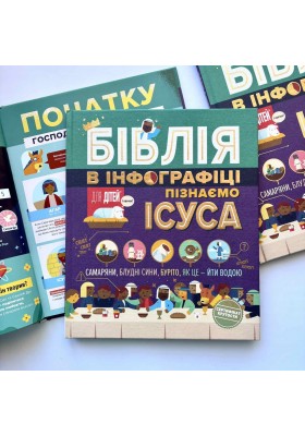 Біблія в інфографіці для дітей. Пізнаємо Ісуса. Частина 3